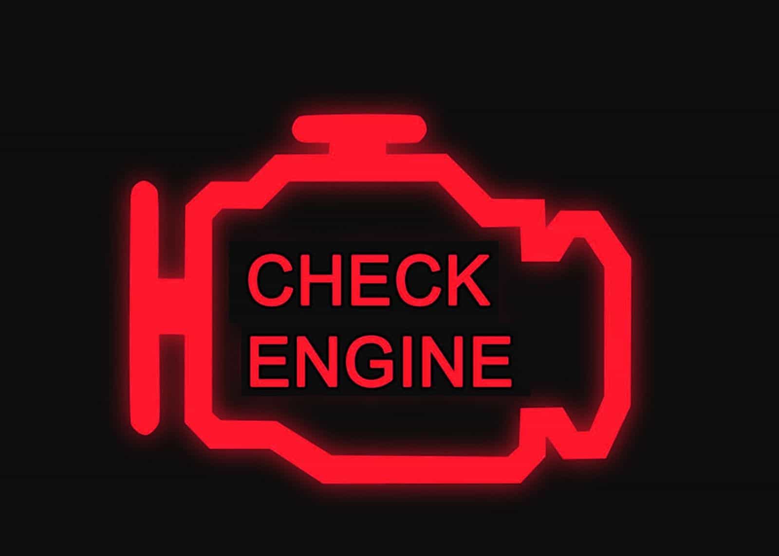 Если загорелась лампочка CHECK ENGINE