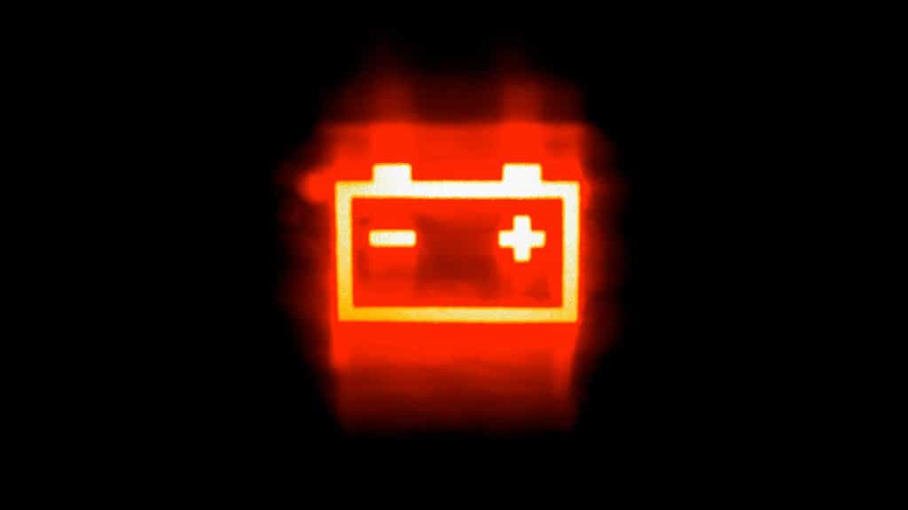 Если загорелась лампочка аккумулятора